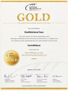 Qualitätsprüfung Kartoffelbrot