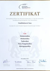 Zertifikat 2023